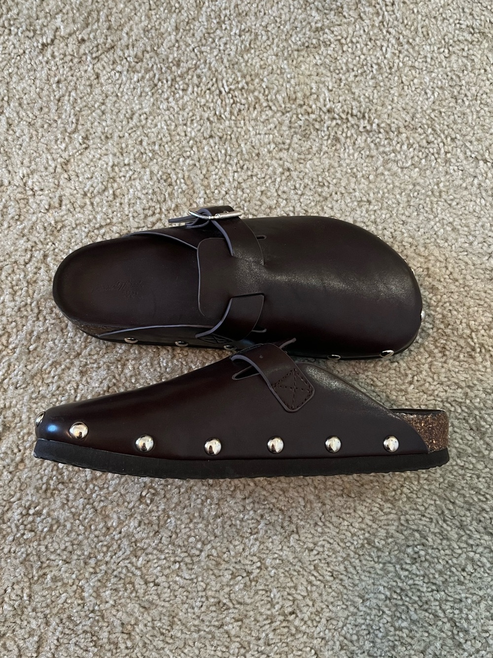 Universal Thread Brown Studded Clogs Size 8